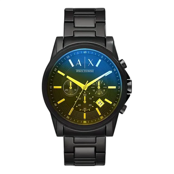 Armani Exchange Men's Analog AX2513 Black Chronograph