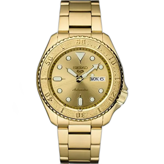 Seiko 5 Sports Automatic Watch for Men - Gold