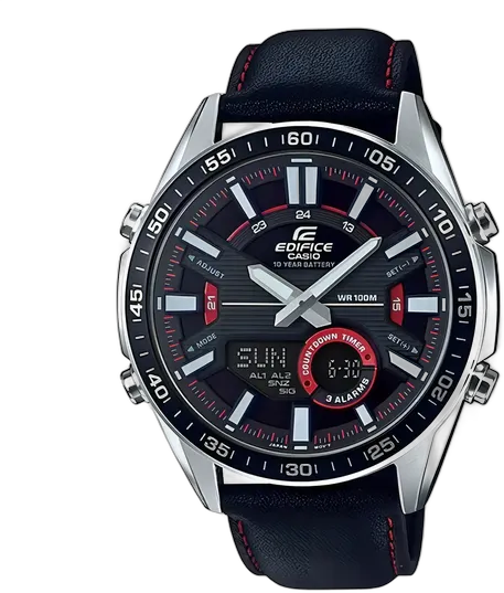 Casio Edifice EFV-C100L-1AV Men's Analog-Digital Watch with Chronograph