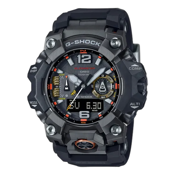 Casio G-Shock GWG-B1000EC-1A Mudmaster Analog-Digital Watch with Compass, Black