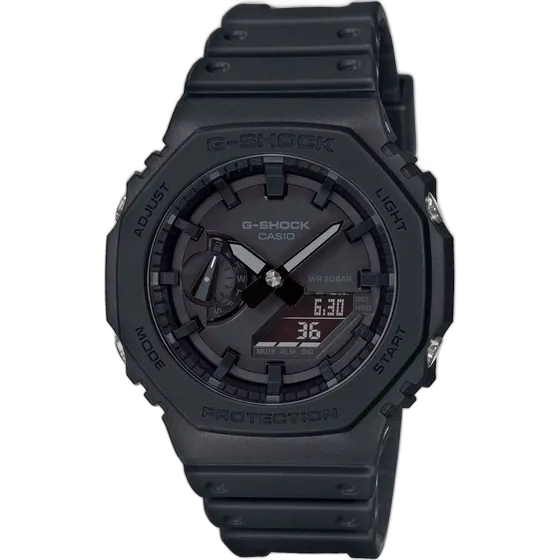 Casio G-Shock Men's Carbon Watch GA-2100-1A1DR Black
