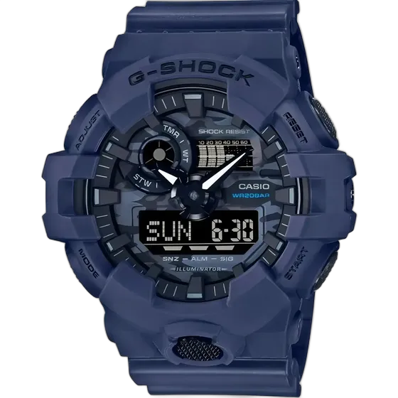 Casio G-Shock Urban Utility Camo Men's Watch GA-700CA-2ADR Blue