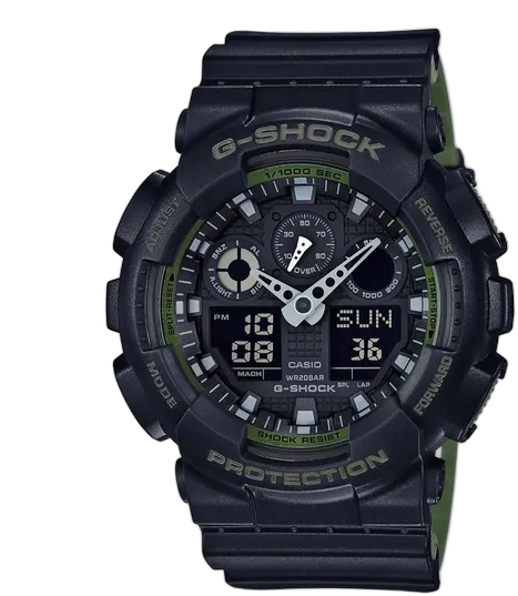 Casio GA-100L-1A G-Shock Military Series Rugged Watch