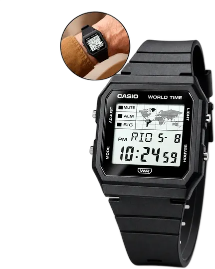 Casio Men's Digital Watch Black Resin Strap