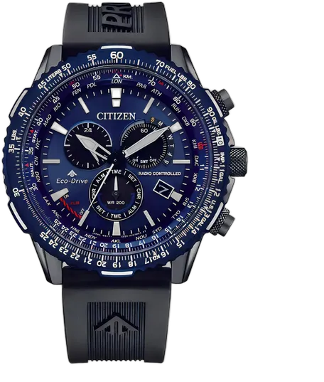 Citizen CB500602L Radio Controlled Watch 200m Blue Ratchet Bezel