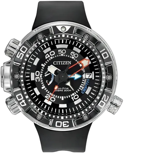 Citizen Men's Eco-Drive BN2024-05E Diver 200m Watch, Strap Color Black, Bezel Color Black, Case Back Color Black