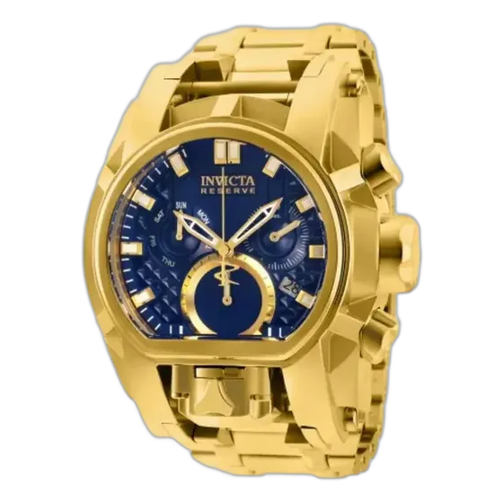 Gold Invicta Zeus Bolt 20111 25209 25210 Watch w/ Box