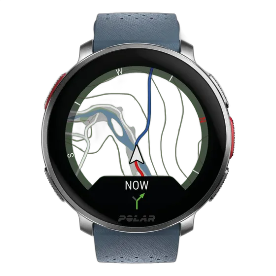 Polar Vantage V3 Sports Watch Blue/Silver