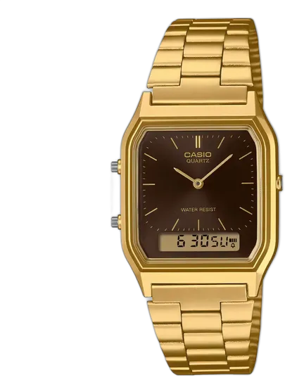 Casio Women's Vintage Watch Gold 30M AQ-230GA-5AMQYDF
