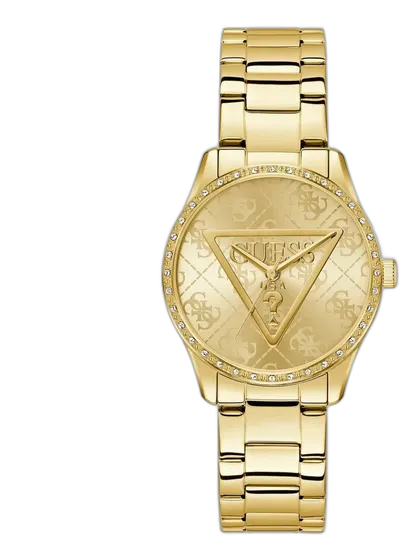 Guess Women's Watch GW0987l2 Women's Gold Stainless Steel Gold Gold