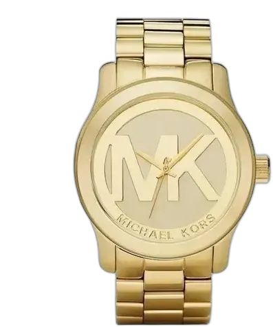Michael Kors MK5473 Women's Watch Gold-Plated 18k + Strap Color Gold Bezel Color Gold Dial Color Gold