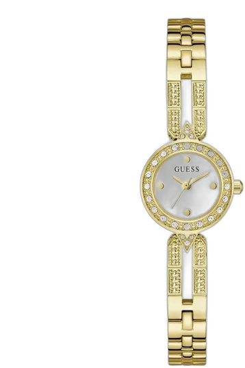 Guess GW1016L2 Women's Watch 23mm, Gold White Stainless Steel