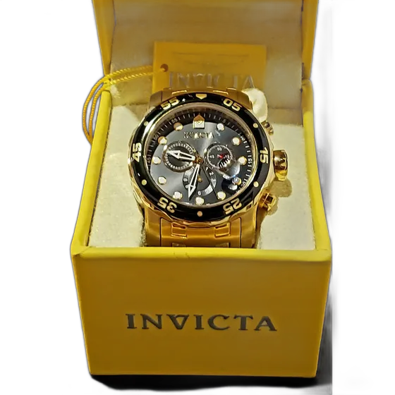 Invicta Pro Diver 0072 Gold/black Men's Watch