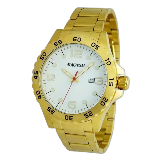 Magnum Men's Analog Casual Watch Gold MA35164H