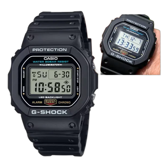 Casio G-Shock Men's Watch Black DW-5600UE-1DR Original