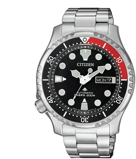 Men's Citizen Promaster Marine NY0085-86E Automatic Watch with Silver Bracelet