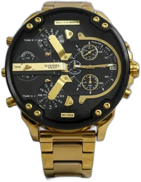 Men's Watch Mr.Daddy 2.0 DZ7333, Gold Stainless Steel 55mm