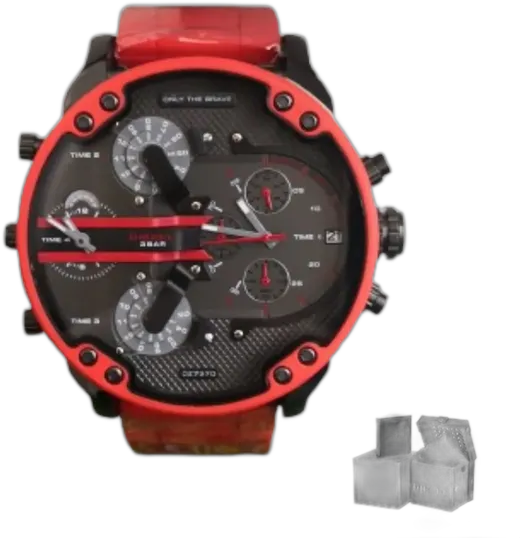 Men's Mr. Daddy 2.0 Watch DZ7370 Stainless Steel Red 55mm