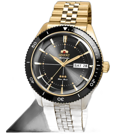 Orient Men's Automatic 3 Stars Gold Black