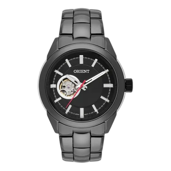 Orient Men's Automatic Skeleton Watch Graphite Ceramic