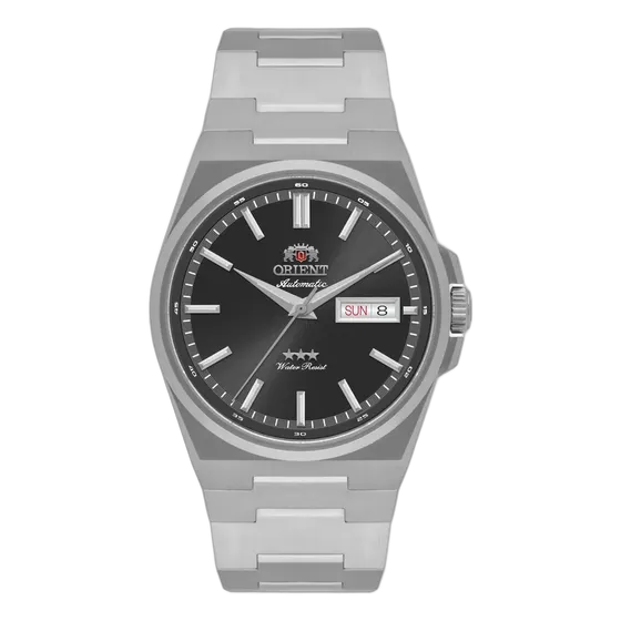 Orient Elegance 3 Stars Yn6ss020 P1sx Silver Black Watch