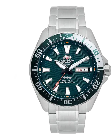 Orient Mako II Automatic 39" Diving Watch 200m Green Dial