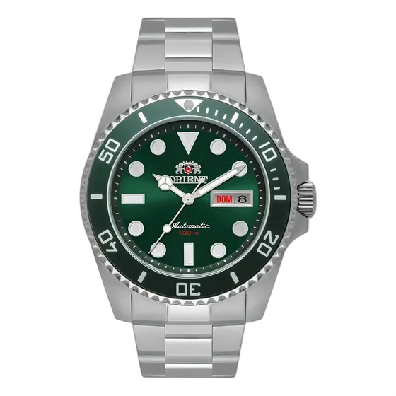 Orient Men's Automatic Watch Green F49ss027nh E1sx