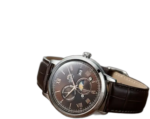 Orient RA-AK0804Y30B Bambino Sun & Moon Watch