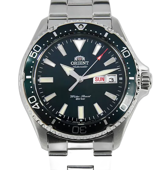 Orient Mako III Kamasu Wrist Watch RA-AA0004E19B Green Automatic