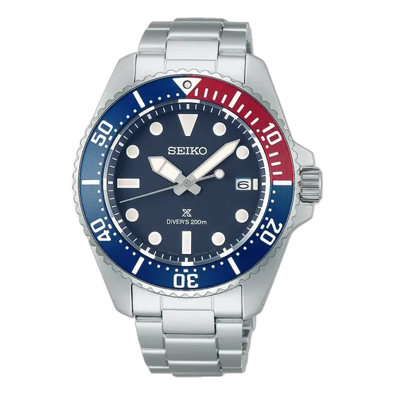 Seiko Men's 41mm Prospex Solar Diver Watch SNE595P1