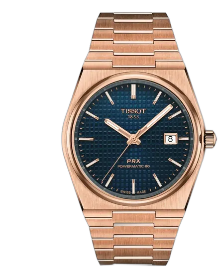 Tissot Men's PRX Powermatic 80 Rose 40mm T137.407.33.041.00 Watch