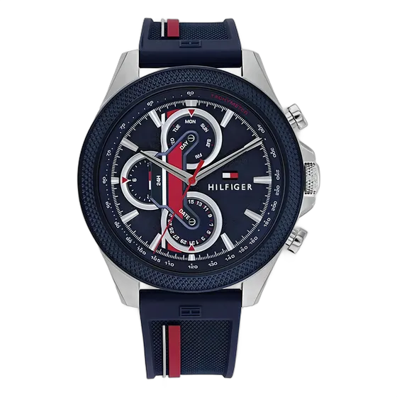 Tommy Hilfiger Clark Watch Blue with Silicone Strap