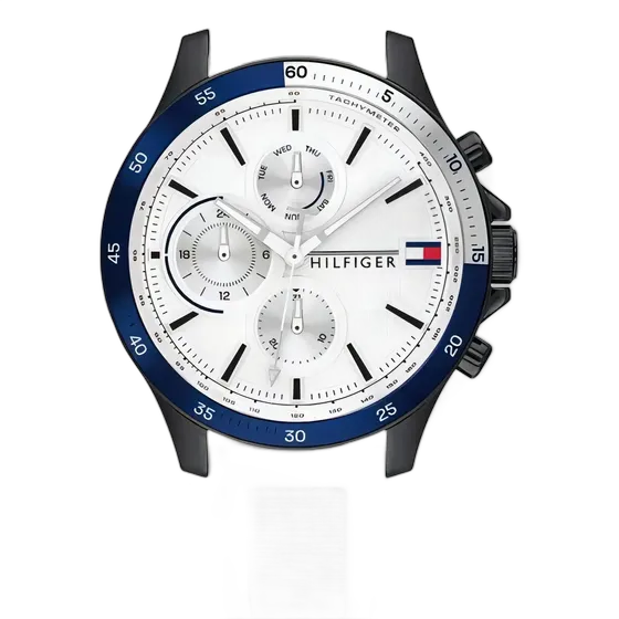 Tommy Hilfiger Men's Watch 1791723, White Rubber