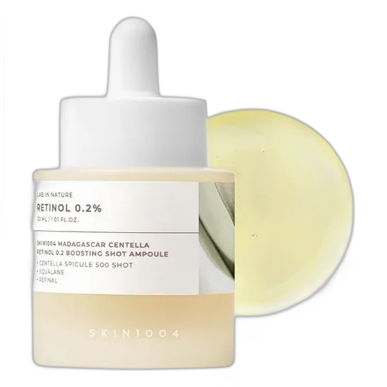 Retinol 0.2 Boosting Shot Skin1004 Centella Asiatica Korean All Skin Types Day/Night