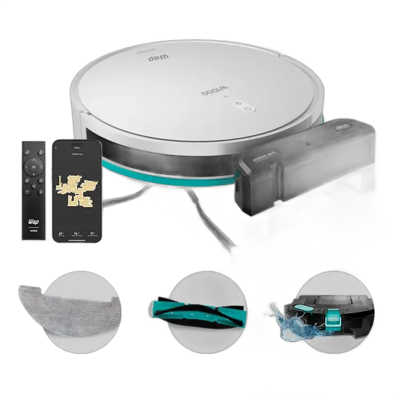Robot Vacuum Cleaner with Mapping Wap Robot W1000 Alexa Google