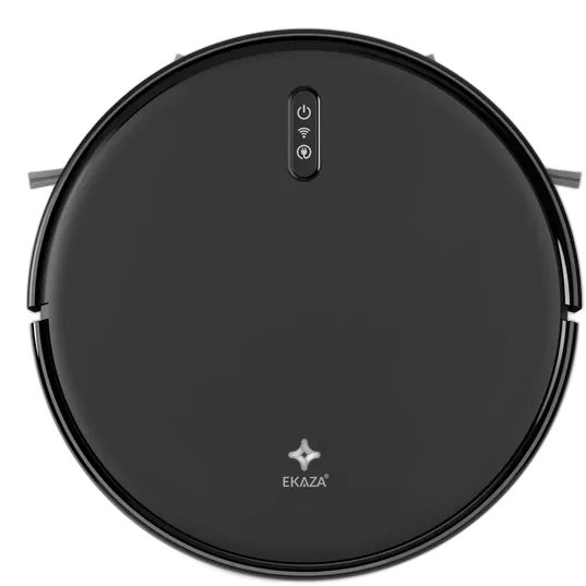 Smart Robot Vacuum Cleaner Mops Ekaza Mapping Black
