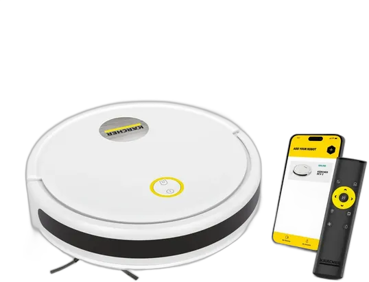 Kärcher RCV 2 Robot Vacuum Cleaner with Navigation and Remote Control – Bivolt