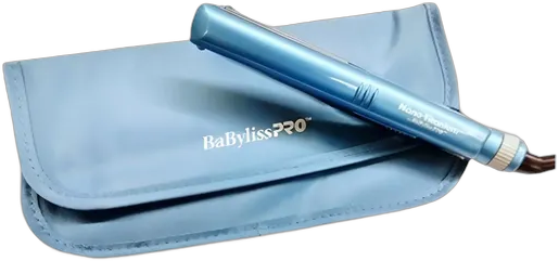 Roger Babyliss Nano Titanium Mini Flat Iron 19mm with Pouch