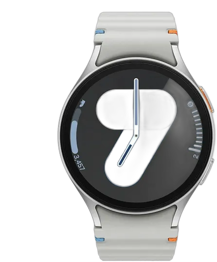 Samsung Galaxy Watch7 Smartwatch 44mm LTE, Galaxy AI, Silver Case Silver Band Silver Bezel - Excellent (Refurbished)