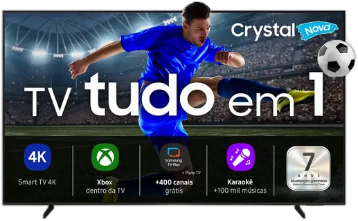 Samsung Smart TV 65 Crystal Uhd 4k U8600f 2025, Xbox Cloud Gaming, Free Channels, Alexa