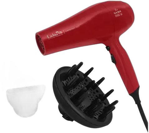 GA.MA Italy Maestrale Lichia Ceramic Hair Dryer Red Color