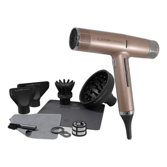 Gama Italy Iq3perfetto Rosegold 1600w Hair Dryer Rose Gold