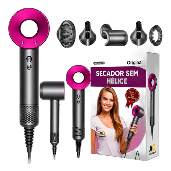 Professional Supersonic Hair Dryer 5 In 1 With Diffuser