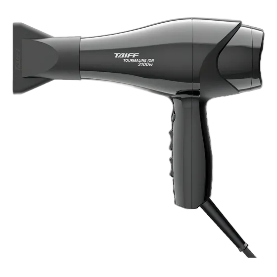 Taiff New Tourmaline Ion Hair Dryer 2100W Black Pro