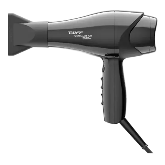 Hair Dryer Taiff Tourmaline 2100w - 220v Black 220V - 230V