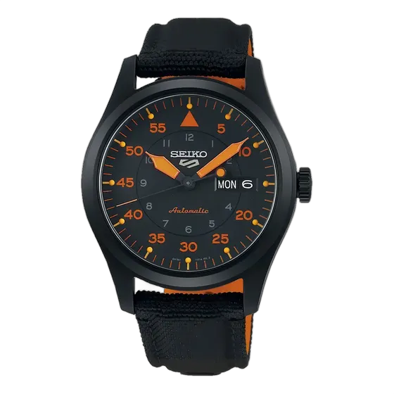 Seiko SRPH33B1 Men's Automatic Watch Black 10 ATM