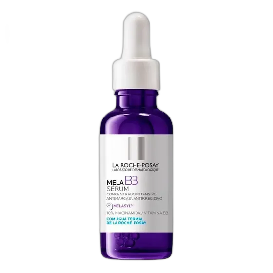 Anti-Dark Spot Serum with Melasyl and Niacinamide for All Skin Types, Corrects Persistent Dark Spots, Evens Tone and Brightens, Fragrance-Free, Mela B3 La Roche-Posay 15ml