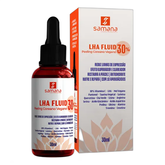 LHA Fluid Peeling Korean Vegan Serum Vitamin C 30% Honey Ag