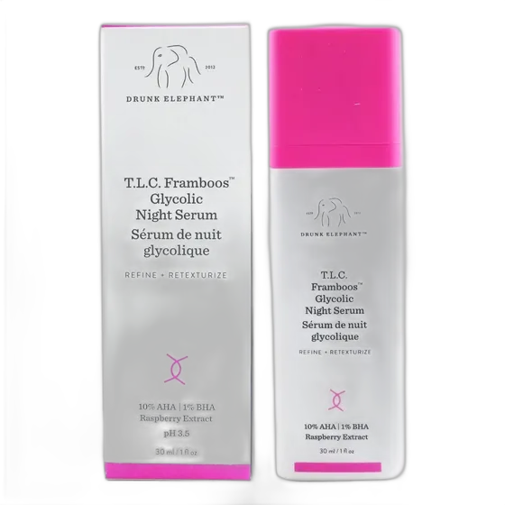 Drunk Elephant T.L.C. Framboos Glycolic Night Serum