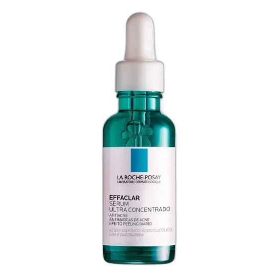 La Roche-Posay Effaclar Ultra Concentrated Serum Anti-Blemish, Blackheads and Marks, Gentle Peeling Effect, Non-Comedogenic for Oily and Acne-Prone Skin 30ml